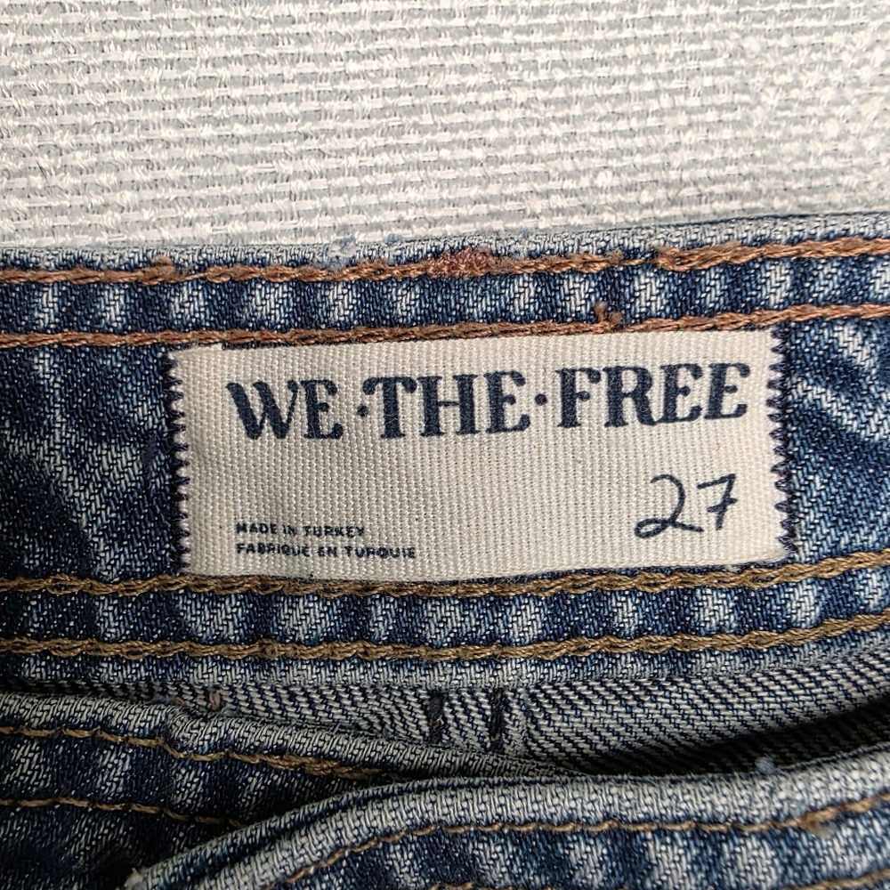 Free People We The Free Loren High Rise Carpenter Barrel Jeans - 27 - Picture 9 of 11